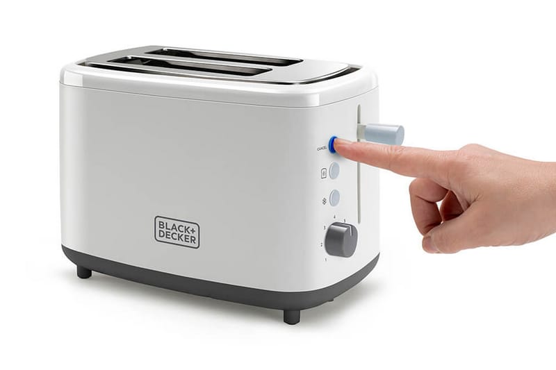 Brödrost 2-Skivor Vit - BLACK+DECKER - Hushåll - Matlagning & Bakning - Köksredskap & kökstillbehör