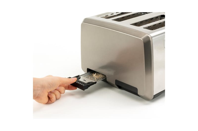 Brödrost Black+Decker 4 Fack 1960W Borstat Stål - Grå - Hushåll - Matlagning & Bakning - Köksredskap & kökstillbehör