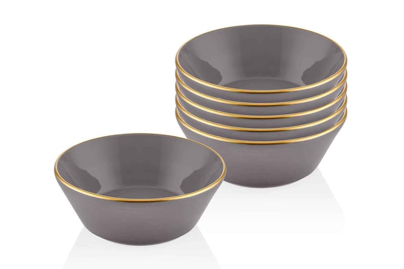 Skålset 6-pack - Grå - Hushåll - Matlagning & Bakning - Köksredskap & kökstillbehör - Bunkar