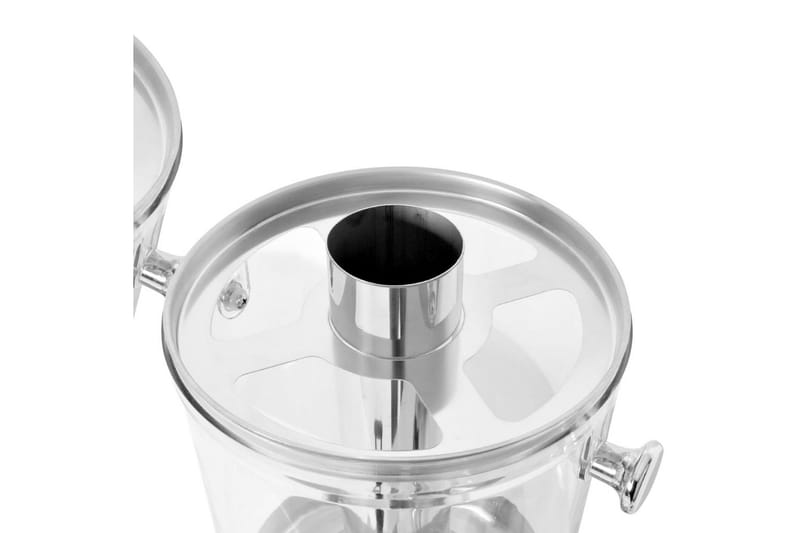 Dubbel juicebehållare rostfritt stål 2x8 L - Silver - Hushåll - Matlagning & Bakning - Köksredskap & kökstillbehör - Övriga köksredskap