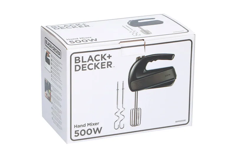 Elvisp Black+Decker 500W - Svart - Hushåll - Matlagning & Bakning - Köksredskap & kökstillbehör
