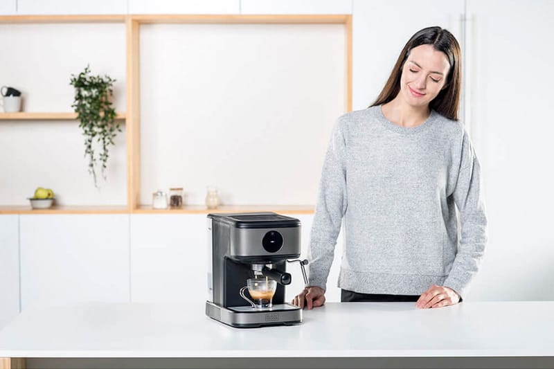 Espressomaskin Black+Decker 20 Bar - Grå - Hushåll - Matlagning & Bakning - Köksredskap & kökstillbehör