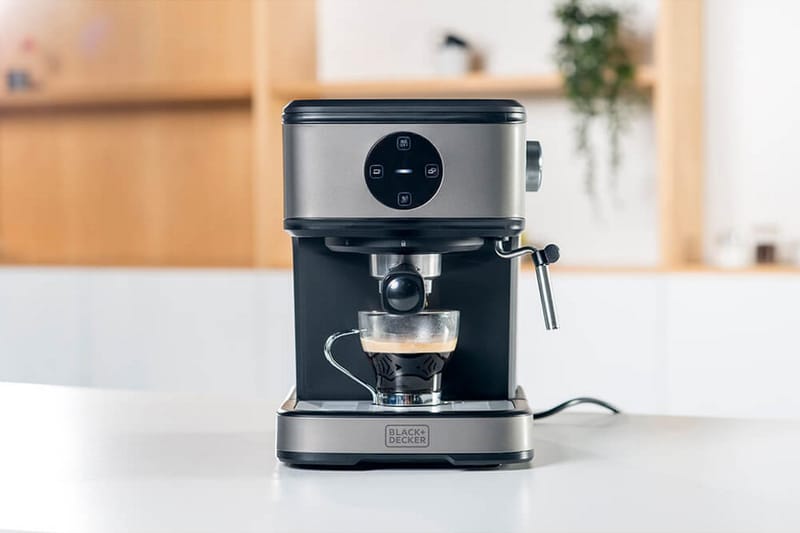 Espressomaskin Black+Decker 20 Bar - Grå - Hushåll - Matlagning & Bakning - Köksredskap & kökstillbehör