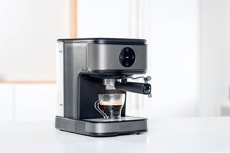 Espressomaskin Black+Decker 20 Bar - Grå - Hushåll - Matlagning & Bakning - Köksredskap & kökstillbehör
