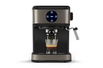 Espressomaskin Black+Decker 20 Bar - Grå - Hushåll - Matlagning & Bakning - Köksredskap & kökstillbehör