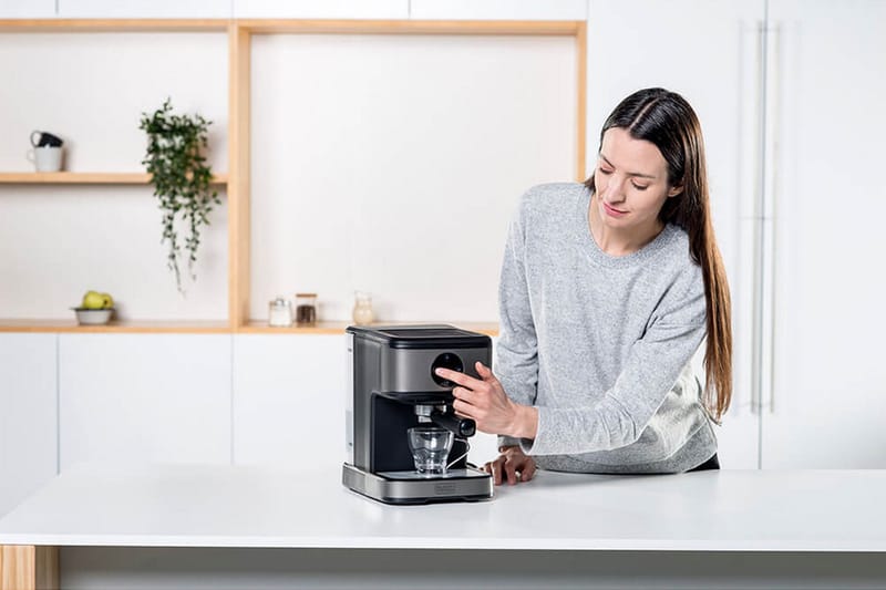 Espressomaskin Black+Decker 20 Bar - Grå - Hushåll - Matlagning & Bakning - Köksredskap & kökstillbehör