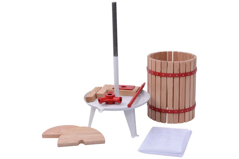 Frukt- och vinpress 2 delar set - Natur/Trä - Hushåll - Matlagning & Bakning - Köksredskap & kökstillbehör