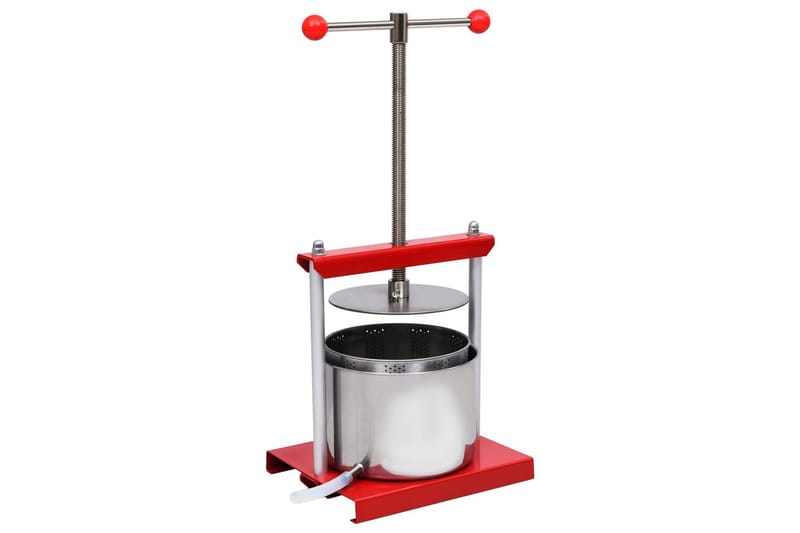 Frukt- och vinpress rostfritt stål 6 L - Hushåll - Matlagning & Bakning - Köksredskap & kökstillbehör