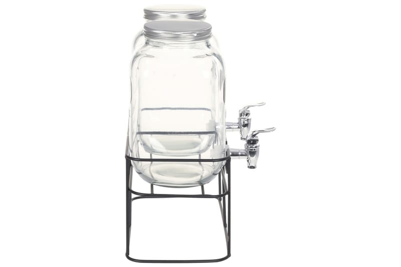 Glasbehållare 2 st med stativ 2 x 4 L - Transparent - Hushåll - Matlagning & Bakning - Köksredskap & kökstillbehör - Övriga köksredskap