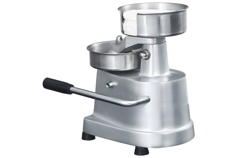 Hamburgerpress med 500 pappersark aluminium 13 cm - Silver - Hushåll - Matlagning & Bakning - Köksredskap & kökstillbehör