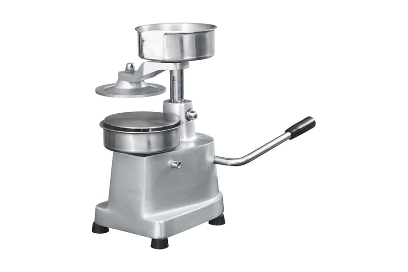 Hamburgerpress med 500 pappersark aluminium 10 cm - Silver - Hushåll - Matlagning & Bakning - Köksredskap & kökstillbehör