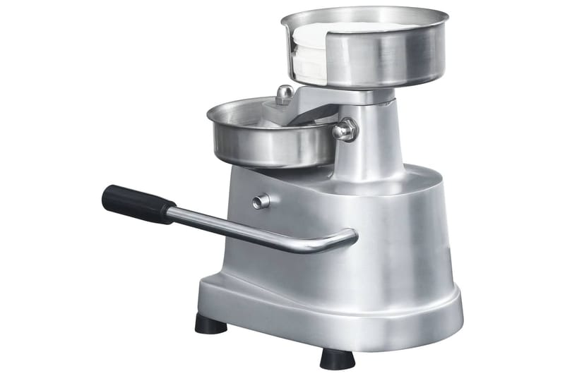 Hamburgerpress med 500 pappersark aluminium 10 cm - Silver - Hushåll - Matlagning & Bakning - Köksredskap & kökstillbehör
