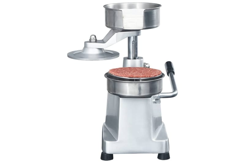Hamburgerpress med 500 pappersark aluminium 10 cm - Silver - Hushåll - Matlagning & Bakning - Köksredskap & kökstillbehör