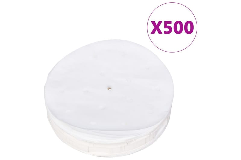 Hamburgerpress med 500 pappersark aluminium 10 cm - Silver - Hushåll - Matlagning & Bakning - Köksredskap & kökstillbehör