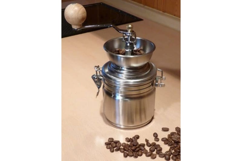 HI Manuell kaffekvarn rostfritt stål - Silver - Köksredskap & kökstillbehör - Kaffekvarn & Espressokvarn