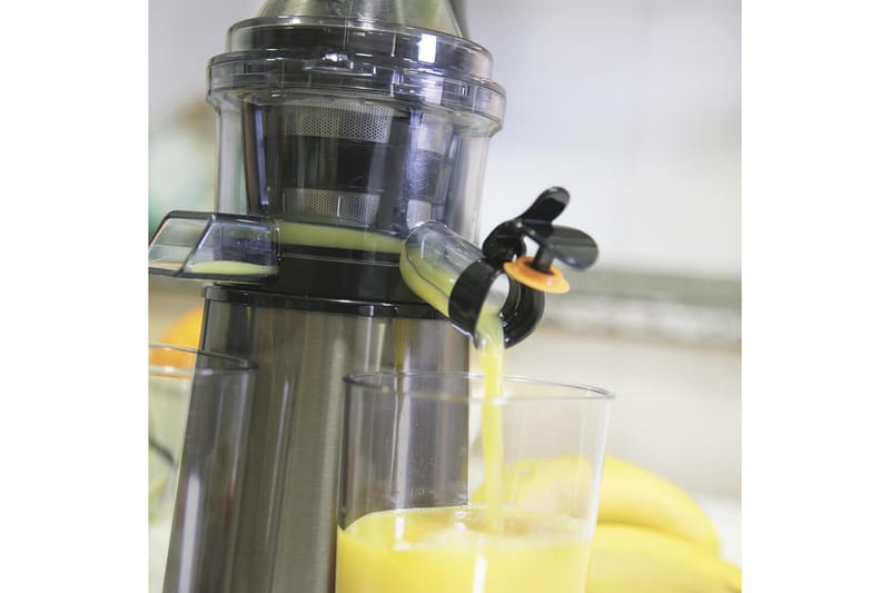Juicepress Black+Decker Slow Juicer BXJE200E Borstat Rostfritt Stål - Grå - Hushåll - Matlagning & Bakning - Köksredskap & kökstillbehör