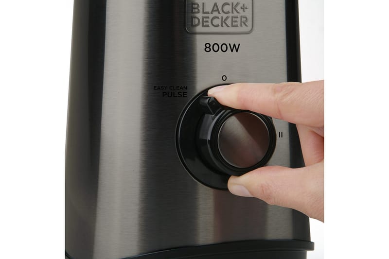 Kannmixer Black+Decker 800W 1.5L Borstat Stål - Grå - Hushåll - Matlagning & Bakning - Köksredskap & kökstillbehör
