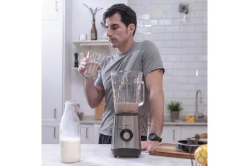 Kannmixer Black+Decker 800W 1.5L Borstat Stål - Grå - Hushåll - Matlagning & Bakning - Köksredskap & kökstillbehör