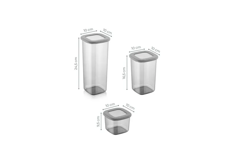 Kazuyasu Förvaringsburk - Antracit - Hushåll - Matlagning & Bakning - Köksredskap & kökstillbehör - Flaskor & burkar