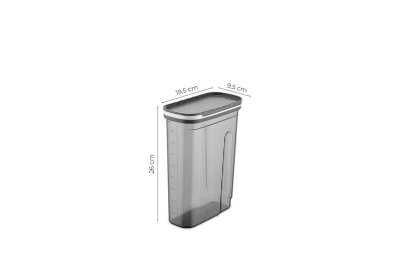 Kiyoaki Förvaringsburk - Antracit - Förvaringsburk - Småförvaring - Flaskor & burkar