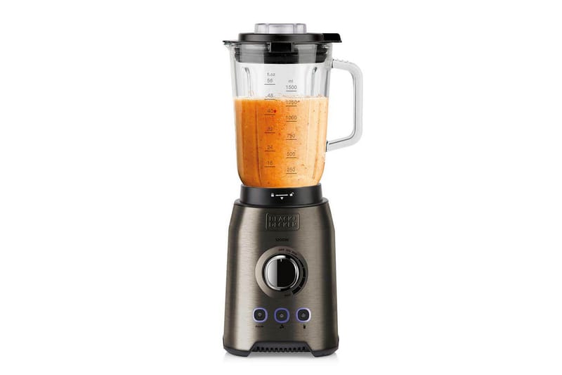 Mixer 1200W Borstat Stål - BLACK+DECKER - Köksredskap & kökstillbehör - Blender