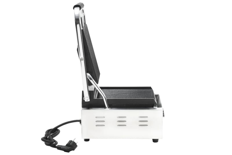Paninigrill rostfritt stål 1800 W 31x30,5x20 cm - Silver - Hushåll - Matlagning & Bakning - Köksredskap & kökstillbehör