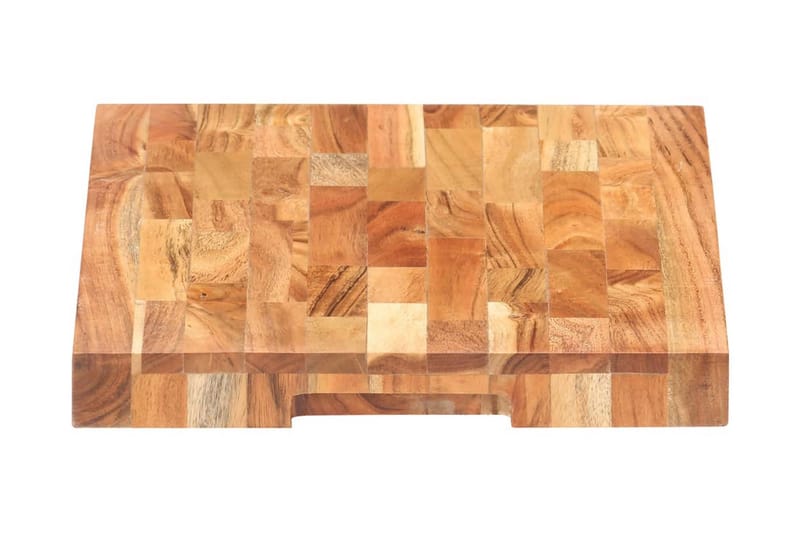 Skärbräda 40x30x4 cm massivt akaciaträ - Brun - Hushåll - Matlagning & Bakning - Köksredskap & kökstillbehör