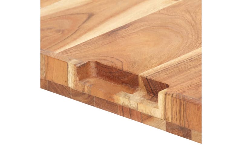 Skärbräda 40x30x4 cm massivt akaciaträ - Brun - Hushåll - Matlagning & Bakning - Köksredskap & kökstillbehör