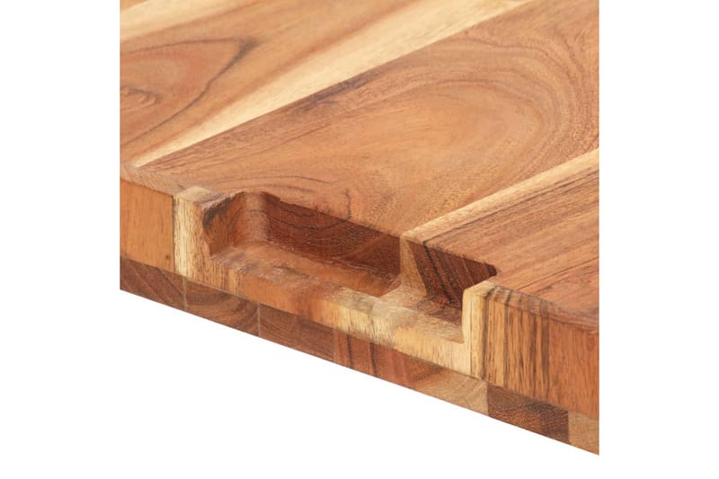 Skärbräda 50x35x4 cm massivt akaciaträ - Brun - Hushåll - Matlagning & Bakning - Köksredskap & kökstillbehör