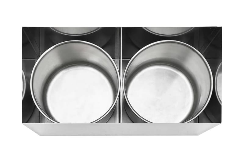 Dressingbehållare rostfritt stål 2x3,5 L - Silver - Hushåll - Matlagning & Bakning - Köksredskap & kökstillbehör - Små köksförvaring