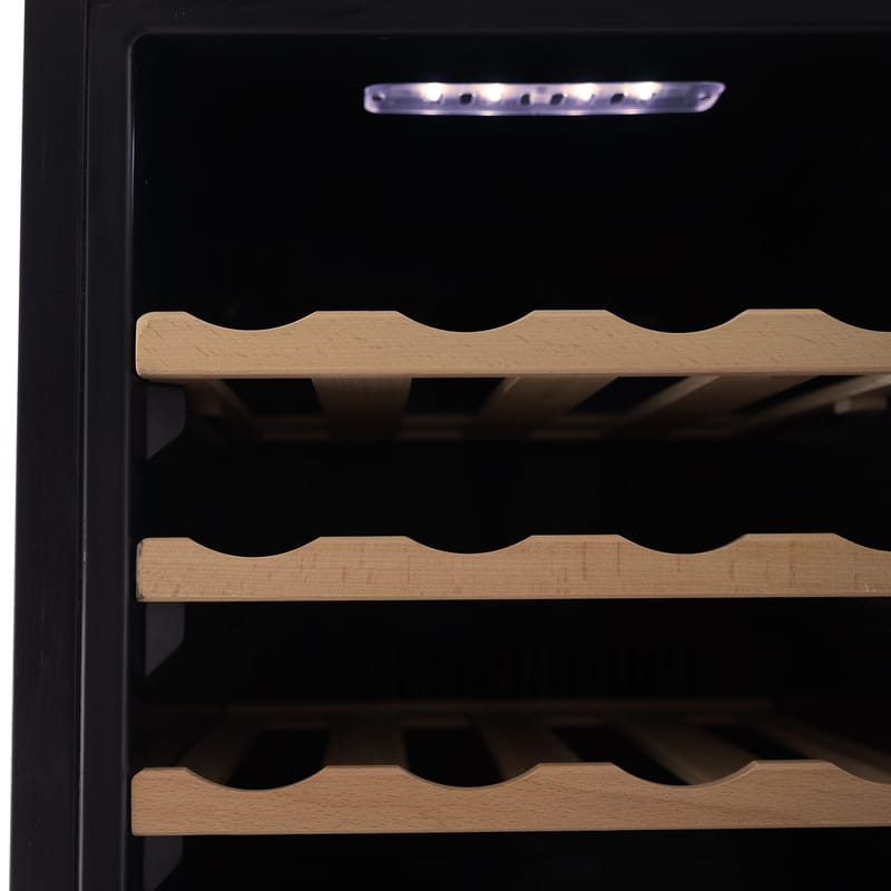 Vinkyl 2 temperaturzoner | 36 flaskor | Tystgående | 42cm bred - Hushåll - Vitvaror - Kyl och frys - Kylskåp - Vinkyl