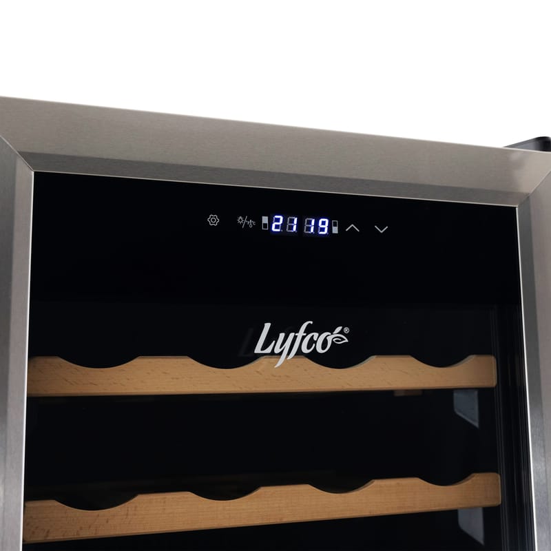 Vinkyl 2 temperaturzoner | 36 flaskor | Tystgående | 42cm bred - Hushåll - Vitvaror - Kyl och frys - Kylskåp - Vinkyl