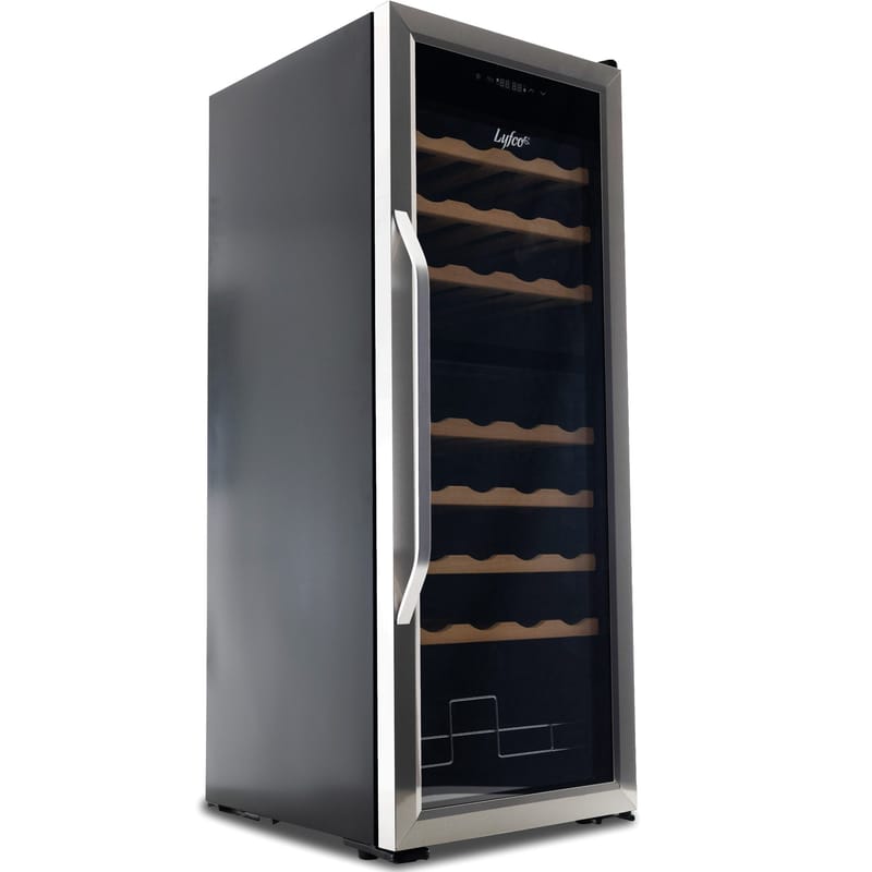 Vinkyl 2 temperaturzoner | 36 flaskor | Tystgående | 42cm bred - Hushåll - Vitvaror - Kyl och frys - Kylskåp - Vinkyl