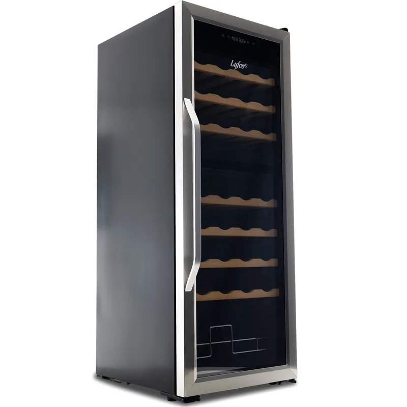 Vinkyl 2 temperaturzoner | 36 flaskor | Tystgående | 42cm bred - Hushåll - Vitvaror - Kyl och frys - Kylskåp - Vinkyl