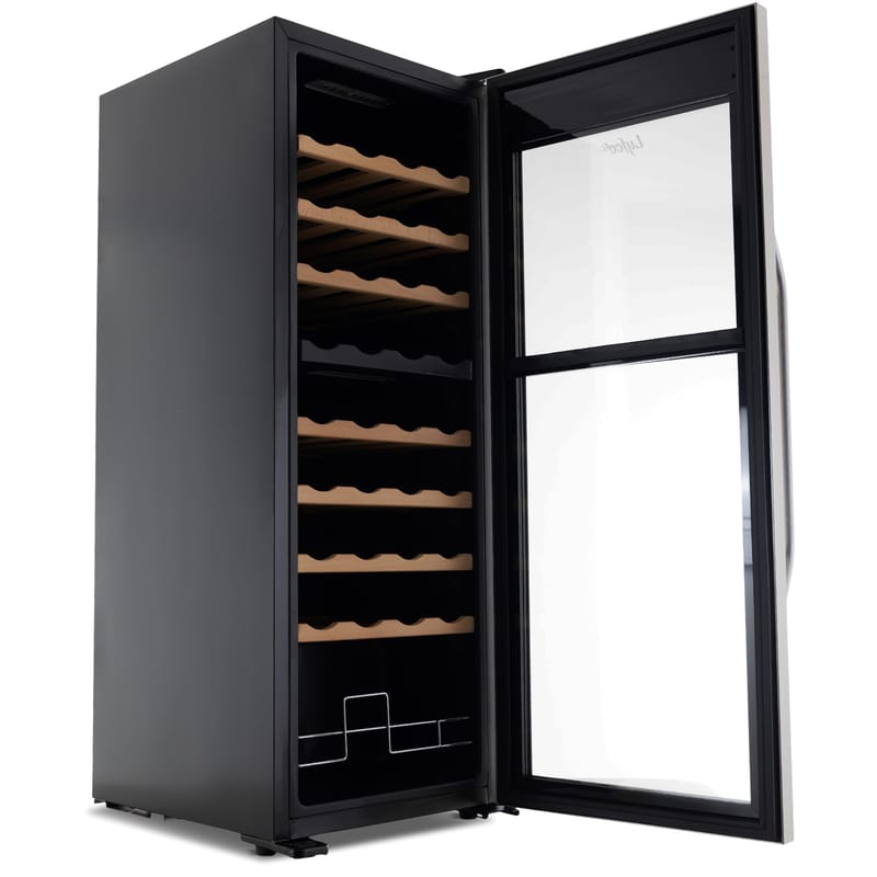 Vinkyl 2 temperaturzoner | 36 flaskor | Tystgående | 42cm bred - Hushåll - Vitvaror - Kyl och frys - Kylskåp - Vinkyl