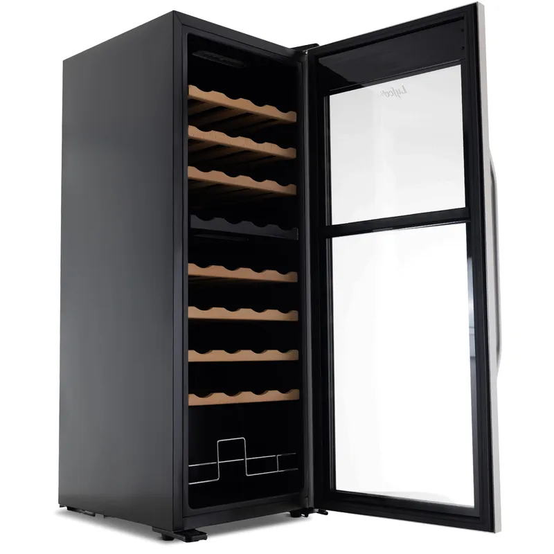 Vinkyl 2 temperaturzoner | 36 flaskor | Tystgående | 42cm bred - Hushåll - Vitvaror - Kyl och frys - Kylskåp - Vinkyl