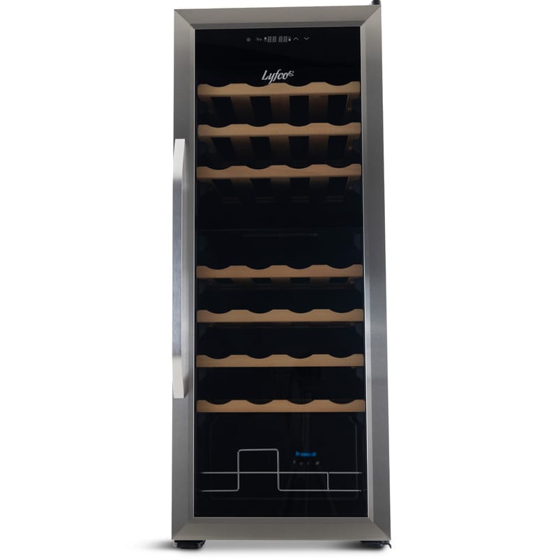 Vinkyl 2 temperaturzoner | 36 flaskor | Tystgående | 42cm bred - Hushåll - Vitvaror - Kyl och frys - Kylskåp - Vinkyl