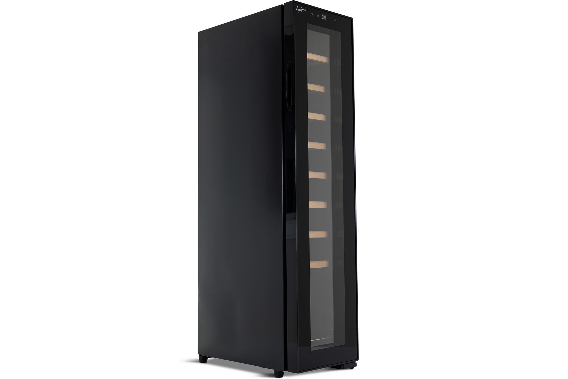 Vinkyl 25x45x106 cm 18 flaskor - Svart