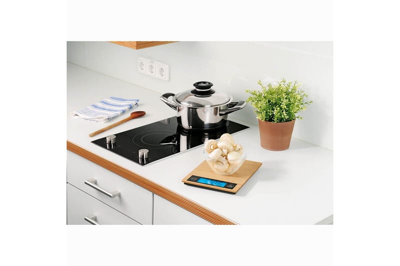 Köksvåg Xavax Bambu Max 5kg - Hushåll - Matlagning & Bakning - Mätare & mått - Köksvåg