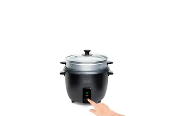 Riskokare Black+Decker 1.8L Svart - Svart - Hushåll - Matlagning & Bakning - Köksredskap & kökstillbehör