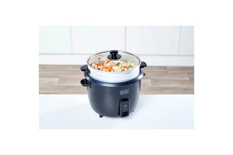 Riskokare Black+Decker 1.8L Svart - Svart - Hushåll - Matlagning & Bakning - Köksredskap & kökstillbehör