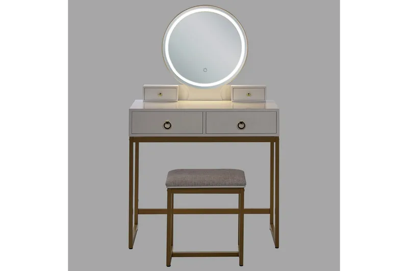 Sminkbord Auxon - Möbler - Bord & matgrupper - Sminkbord & toalettbord - Sminkbord med spegel