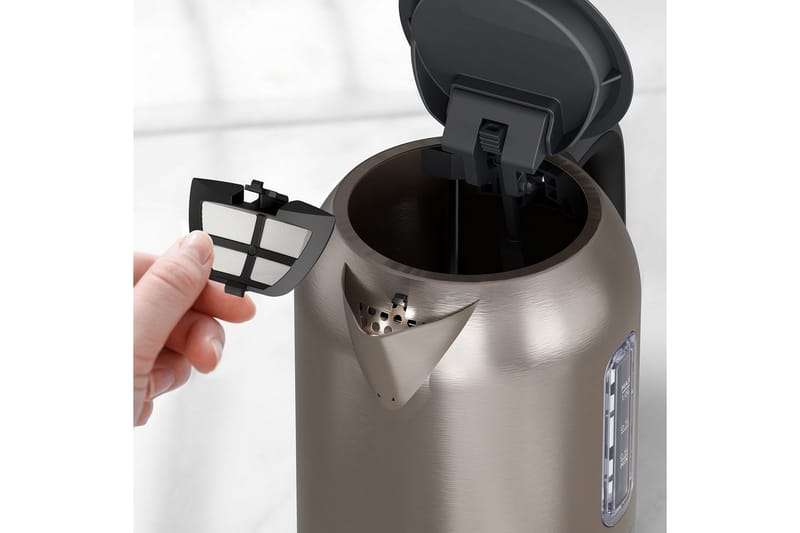 Vattenkokare Black+Decker 2200W 1L Borstat Stål - Silver - Hushåll - Matlagning & Bakning - Köksredskap & kökstillbehör