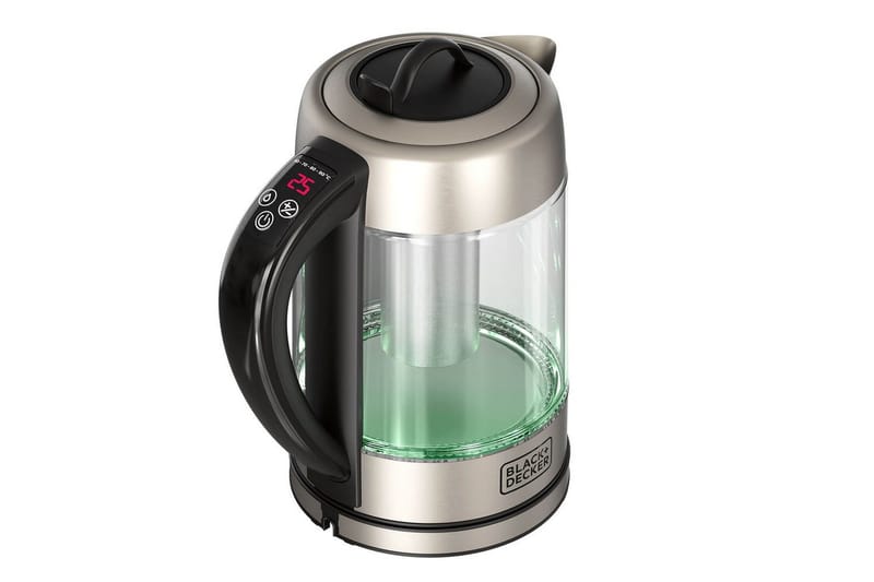 Vattenkokare Black+Decker i Glas med Te-filter 1.7L - Silver - Hushåll - Matlagning & Bakning - Köksredskap & kökstillbehör