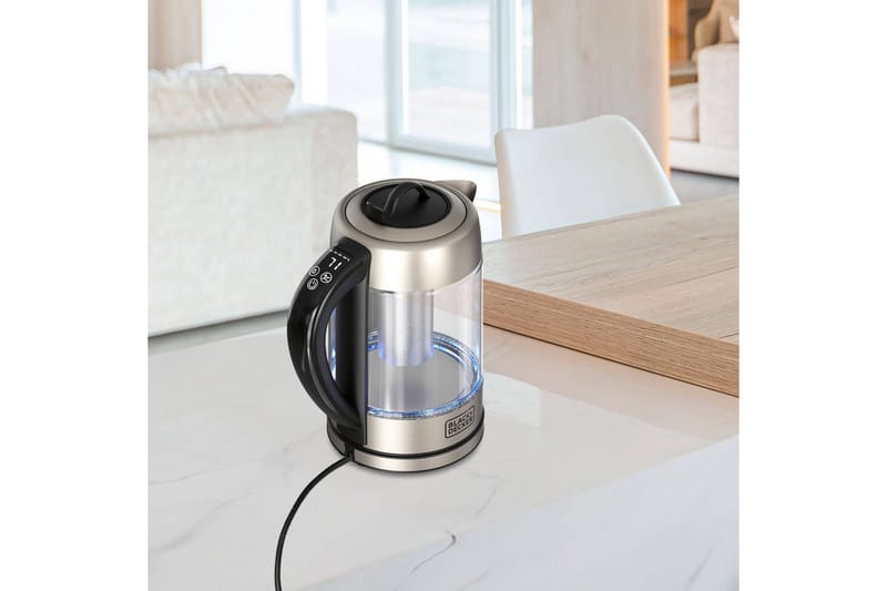 Vattenkokare Black+Decker i Glas med Te-filter 1.7L - Hushåll - Matlagning & Bakning - Köksredskap & kökstillbehör