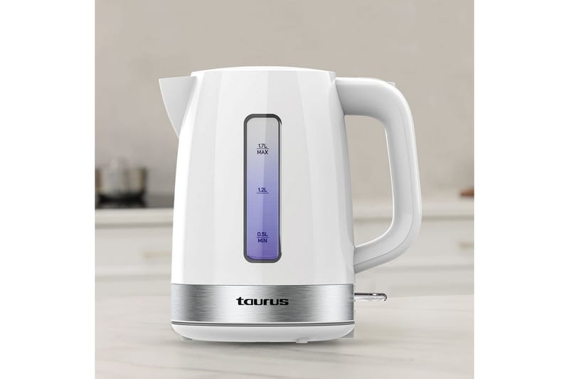 Vattenkokare Taurus Aroa Vit - Vit - Hushåll - Matlagning & Bakning - Köksredskap & kökstillbehör