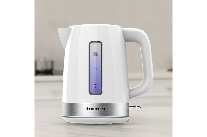 Vattenkokare Taurus Aroa Vit - Vit - Hushåll - Matlagning & Bakning - Köksredskap & kökstillbehör