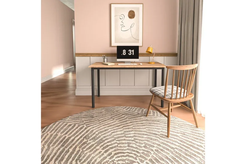 Viva Skrivbord 110 cm - Ek/Svart - Möbler - Bord & matgrupper - Kontorsbord - Skrivbord