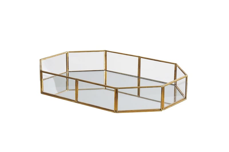 Bricka Chabris Guld/transparent - Guld/transparent - Hushåll - Servering & Dukning - Annat för Dukning & Servering - Uppläggning & serveringstillbehör