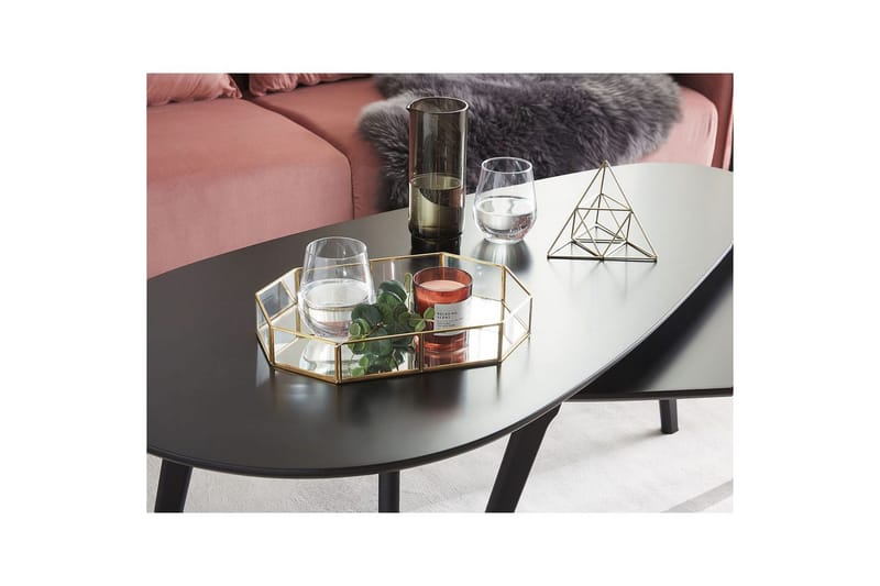 Bricka Chabris Guld/transparent - Guld/transparent - Hushåll - Servering & Dukning - Annat för Dukning & Servering - Uppläggning & serveringstillbehör